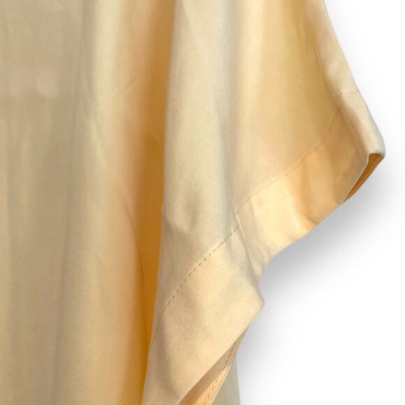 Womens JJill Yellow Pique Modern Boxy Cropped Buttery Soft Modal Top Size Medium - Picture 9 of 16